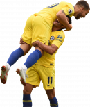 Eden Hazard & Pedro Rodriguez football render