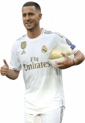 Eden Hazard football render