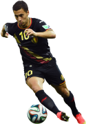 Eden Hazard football render