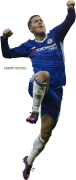 Eden Hazard football render