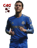 Eden Hazard football render