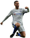 Eden Hazard football render