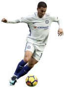 Eden Hazard football render