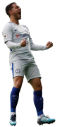 Eden Hazard football render