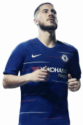 Eden Hazard football render