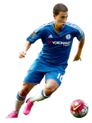 Eden Hazard football render