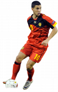 Eden Hazard football render