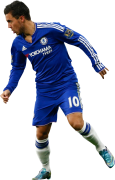 Eden Hazard football render