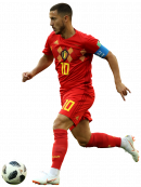 Eden Hazard football render