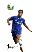 Eden Hazard football render