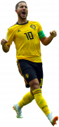 Eden Hazard football render