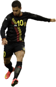 Eden Hazard football render