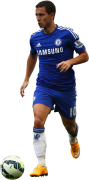 Eden Hazard football render