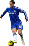 Eden Hazard football render