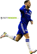 Eden Hazard football render