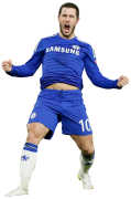 Eden Hazard football render