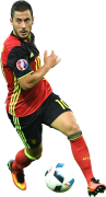 Eden Hazard football render