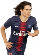 Edinson Cavani football render