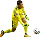 Ederson Moraes football render