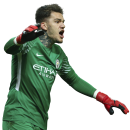 Ederson Moraes football render