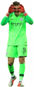 Ederson Moraes football render