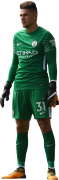 Ederson Moraes football render