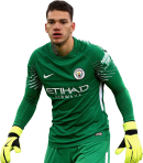 Ederson Moraes football render