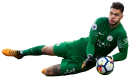 Ederson Moraes football render