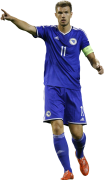 Edin Dzeko football render