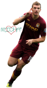 Edin Dzeko football render