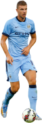 Edin Dzeko football render