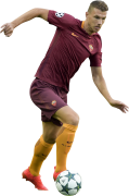 Edin Dzeko football render