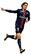 Edinson Cavani football render