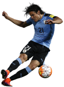 Edinson Cavani football render