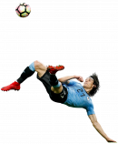 Edinson Cavani football render