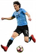 Edinson Cavani football render