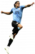 Edinson Cavani football render