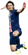 Edinson Cavani football render