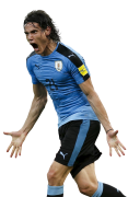 Edinson Cavani football render