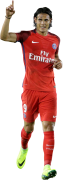 Edinson Cavani football render