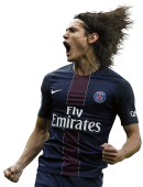 Edinson Cavani football render