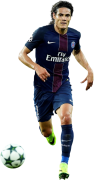 Edinson Cavani football render