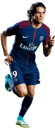 Edinson Cavani football render