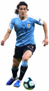 Edinson Cavani football render