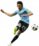 Edinson Cavani football render