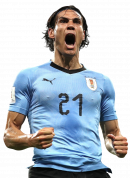 Edinson Cavani football render