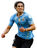 Edinson Cavani football render