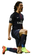 Edinson Cavani football render