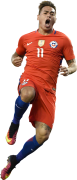 Eduardo Vargas football render