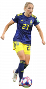 Elin Rubensson football render